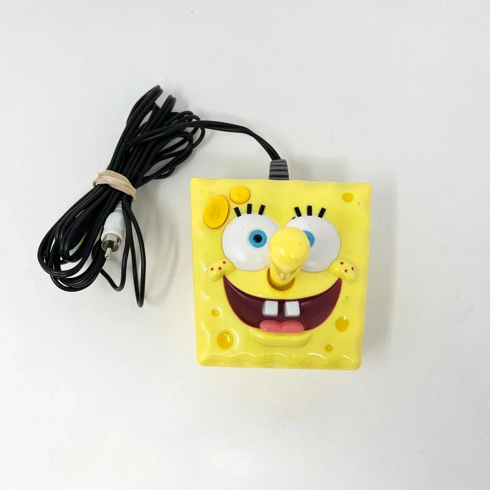 JAKKS SpongeBob SquarePants 5-in-1 Joystick Plug N Play TV Games (Tested) 2009